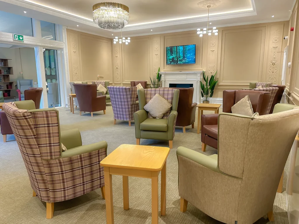 lounge with chairs